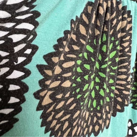 Boden Women’s Teal Floral Beaded Scoop Neck Viscose Blend Statement Dress, Small - Picture 7 of 14